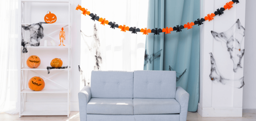 como decorar departamento halloween