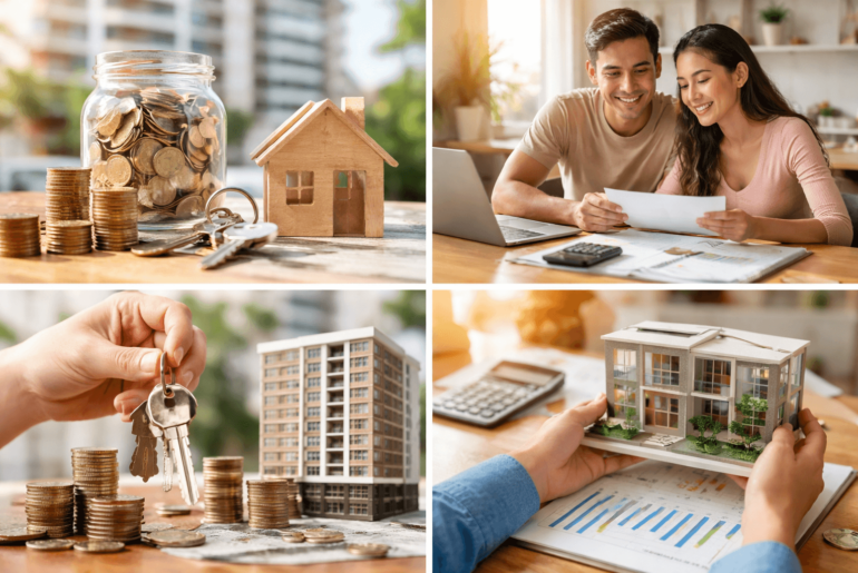 Planificación de finanzas personales para comprar el primer departamento en 2026, con ahorro, análisis de presupuesto y proyección de vivienda.