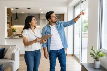 Entrega de departamento nuevo y revisión de vivienda